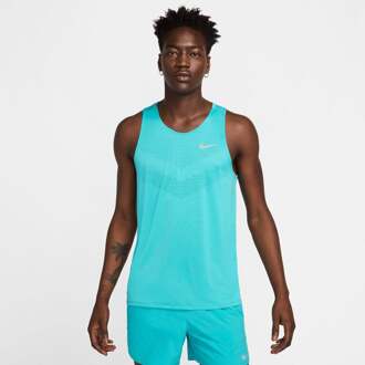 Nike Stride Tank Hardloopshirt Heren-turkoois