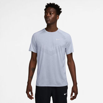 Nike Stride Tee Hardloopshirt Heren-grijs, grijs - XXL