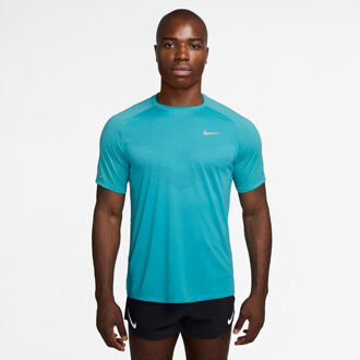 Nike Stride Tee Hardloopshirt Heren-turkoois - L,XL,XXL