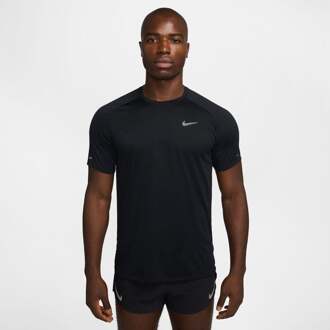 Nike Stride Tee Hardloopshirt Heren-zwart - L