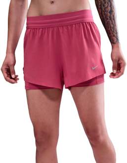 Nike Swift 2in1 Hardloopshorts Dames bes - L