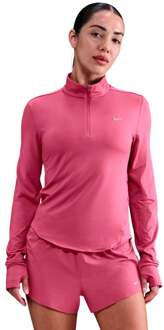 Nike Swift Half-Zip Hardloopshirt Dames berry - L