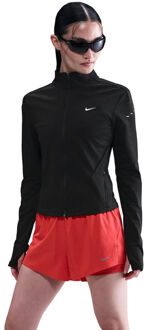 Nike Swift Half-Zip Hardloopshirt Dames-Zwart,Zilver - M,L,XL