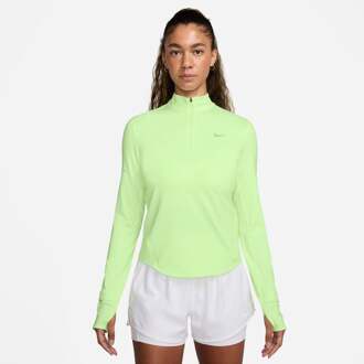 Nike Swift Half-Zip Longsleeve Hardloopshirt Dames-limoen - XS,M,L,XL