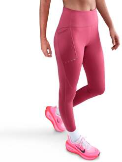 Nike Swift Tight Hardlooplegging Dames-berry, zilver - M