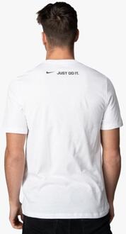 Nike Swoosh Air Heren T-shirt in wit