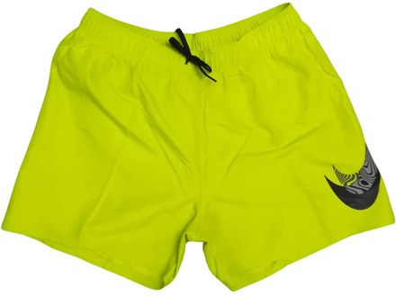 nike swoosh boardshord/zwembroek geel heren groen