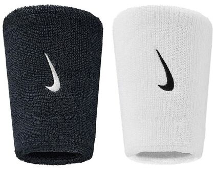 Nike Swoosh Classic Doublewide Polsbandjes (2-pack) - 1 SIZE