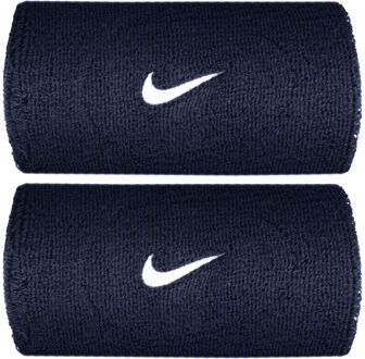Nike Swoosh Classic Doublewide Polsbandjes (2-pack) - 1 SIZE