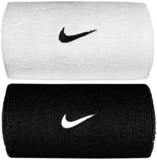 Nike Swoosh Classic Doublewide Zweetband Unisex zwart - nosize