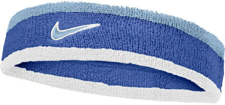 Nike Swoosh Classic Headband blauw/wit - ONE-SIZE
