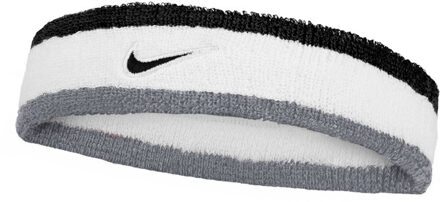 Nike Swoosh Classic Headband zwart/wit/grijs - ONE-SIZE