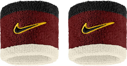 Nike Swoosh Classic Wristband 2-Pack wit/zwart/rood - ONE-SIZE