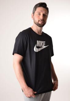 Nike Swoosh Futura Heren T-shirt in zwart - XL