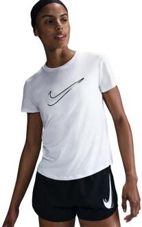 Nike Swoosh Hardloopshirt Dames-Wit - XS,S,M,L,XL