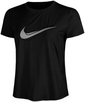 Nike Swoosh Hardloopshirt Dames-Zwart - XL