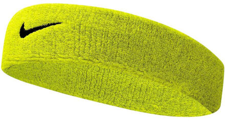 Nike Swoosh hoofdband Geel - One size