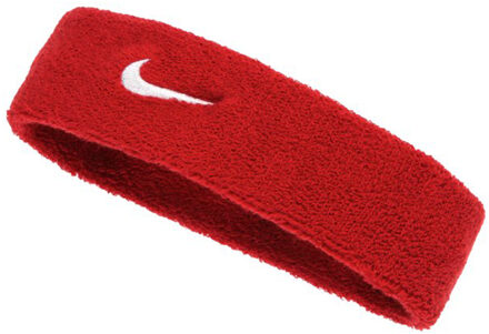 Nike Swoosh Hoofdband. (Rood)