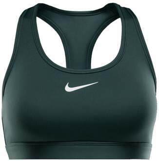 Nike Swoosh Medium Sport-bh Dames donkergroen - XS
