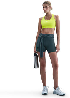 Nike Swoosh Medium Sport-bh Dames limoen - XS,S,XL