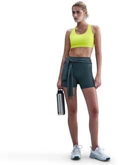 Nike Swoosh Medium Sport-bh Dames limoen