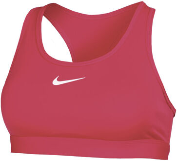Nike Swoosh Medium Sport-bh Dames pink - XS