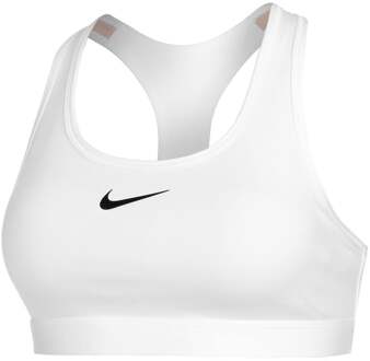 Nike Swoosh Medium Sport-bh Dames-Wit - XL