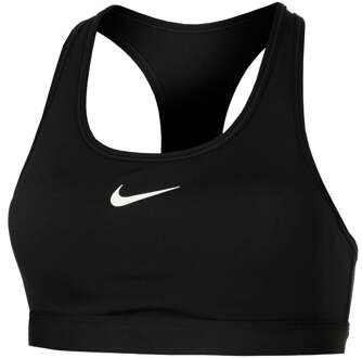 Nike Swoosh Medium Sport-bh Dames zwart - L