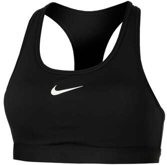Nike Swoosh Medium Sport-bh Dames-Zwart - XL