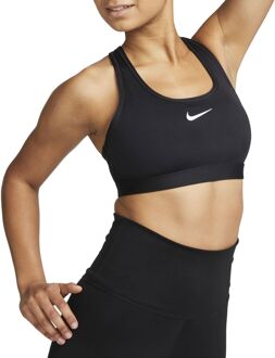 Nike Swoosh Medium Sportbeha Dames zwart - L