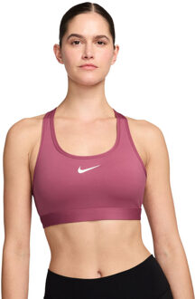 Nike Swoosh Medium Support Padded Sport BH paars - L