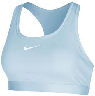 Nike Swoosh Medium Support Sport-bh Dames lichtblauw