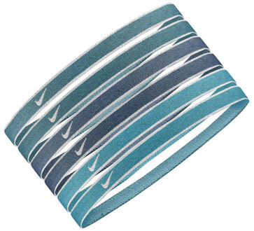 Nike Swoosh metallic sport hoofdband (set van 6) - maat One size Veelkleurig