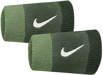 Nike Swoosh polsband (set van 2) - maat One size Groen