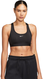Nike swoosh sportbh zwart dames dames - M