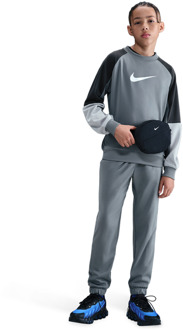 Nike Swoosh Trainingspakken Kinder - Grijs - Maat 147 - 158 CM - Poly Tricot Grey