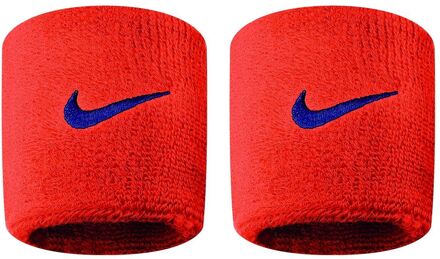 Nike Swoosh  Zweetband Pols Volwassenen - Oranje/Blauw
