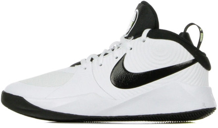 Nike Team Hustle D 9 Sportschoenen - Maat 40 - Unisex - wit/zwart