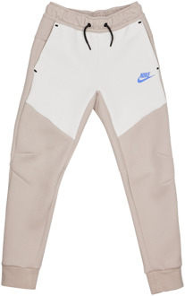 Nike Tech Colorblock Broeken Kinder - Grijs - Maat 137 - 147 CM - Poly Fleece Grey