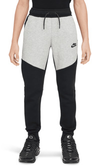 Nike Tech Colorblock Broeken Kinder - Zwart - Maat 128 - 137 CM - Poly Fleece Black