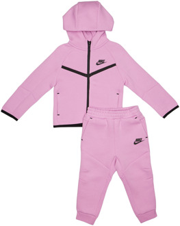 Nike Tech Colorblock Trainingspakken Baby - Roze - Maat 74 - 80 CM Pink