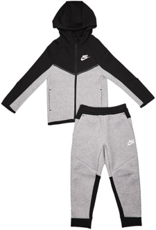 Nike Tech Colorblock Trainingspakken Peuter - Grijs - Maat 116 - 122 CM Grey