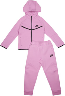 Nike Tech Colorblock Trainingspakken Peuter - Roze - Maat 92 - 98 CM Pink