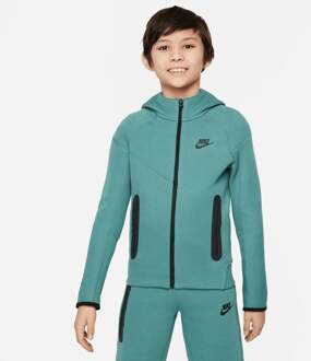 Nike Tech Fleece - Basisschool Hoodies Green - 137 - 147 CM