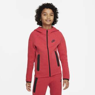 Nike Tech Fleece - Basisschool Hoodies Red - 122 - 128 CM