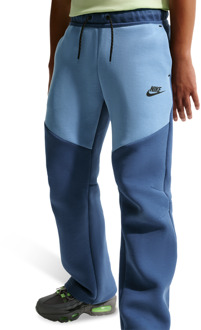 Nike Tech Fleece Broeken Kinder - Blauw - Maat 128 - 137 CM - Katoen Jersey Blue