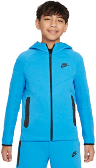 Nike Tech fleece full zip hoodie junior Blauw - 140