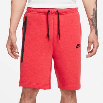 Nike Tech Fleece - Heren Korte Broeken Red - S
