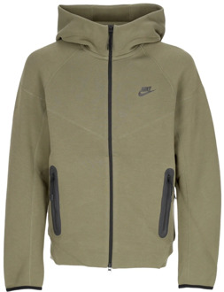 Nike Tech Fleece Hoodie met rits Nike , Green , Heren - Xl,L,M,S,Xs