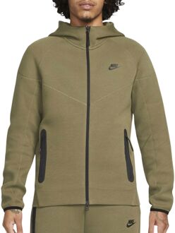 Nike Tech Fleece Hoodie met rits Nike , Green , Heren - Xl,L,M,S,Xs